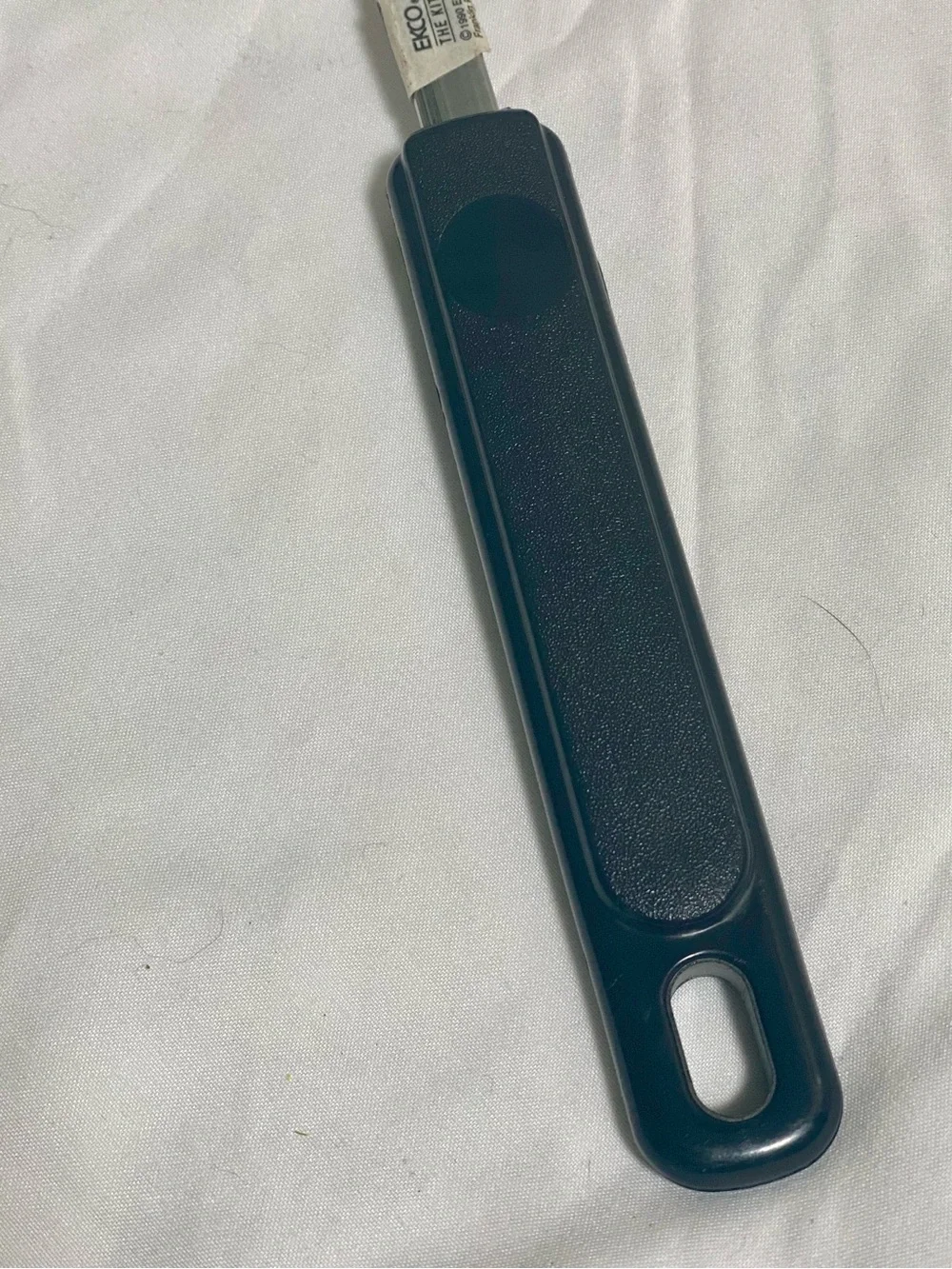 VTG EKCO The Kitchen Tradition Black Slotted Spatula Spoon Heat Resistant USA